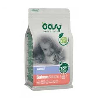 Сухий корм для котів Oasy Lifestage Adult з лососем, 300 г