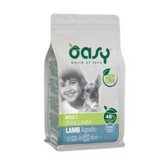 Сухий корм для дорослих собак малих порід Oasy One Animal Protein Adult Small/Mini з ягням, 800 г