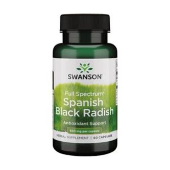 Іспанська чорна редька Swanson Full Spectrum Spanish Black Radish 500 мг, 60 капсул
