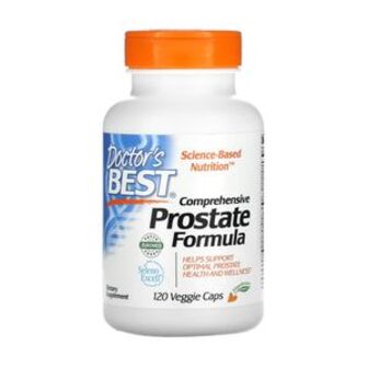 Підтримка простати Doctor's Best Comprehensive Prostate Formula, 120 веганських капсул