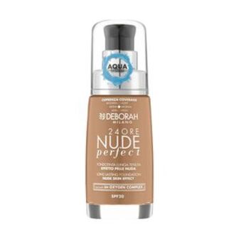 Тональна основа для обличчя Deborah 24Ore Nude Perfect SPF 20, 3.3 Gold, 30 мл