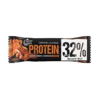 Протеїновий батончик Healthy Snack зі смаком карамель-мигдаль, у молочній глазурі, 40 г