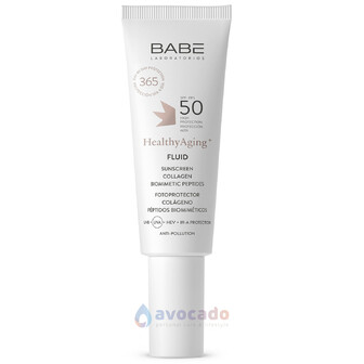 Сонцезахисний флюїд з ANTI-AGE ефектом SPF 50 з коллагеном і пептидами