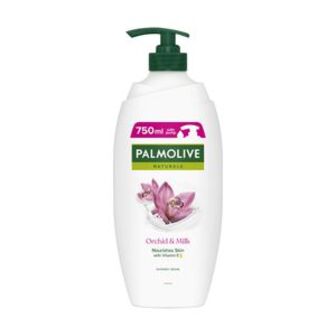Гель-крем для душу Palmolive Натурель Розкішна м'якість, Чорна орхідея і зволожувальне молочко, 750 мл