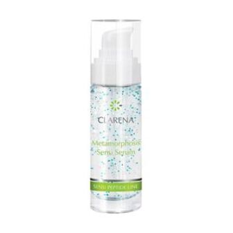 Гідрогелева та заспокійлива сироватка для обличчя Clarena Sensi Peptide Line Metamorphosis Sensi Serum з пептидами, 30 мл
