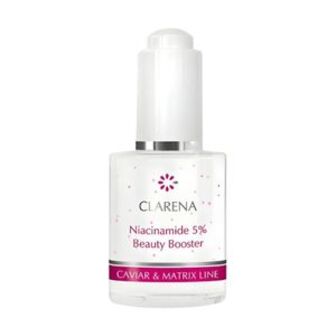 Бустер для обличчя Clarena Caviar & Matrix Line Niacynamide 5% Beauty Booster з 5% ніацинаміду, екстрактом ікри та алое, 30 мл