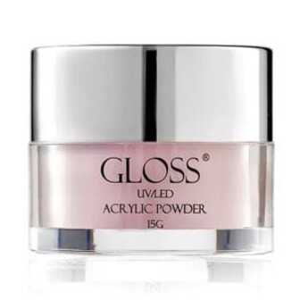 Акрилова пудра для нігтів Gloss UV/LED Acrylic Powder 003 Молочно-рожевий, 15 г