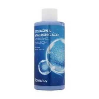 Зволожувальна емульсія для обличчя FarmStay Collagen & Hyaluronic Acid Hydrating Emulsion з колагеном та гіалуроновою кислотою, 300 мл