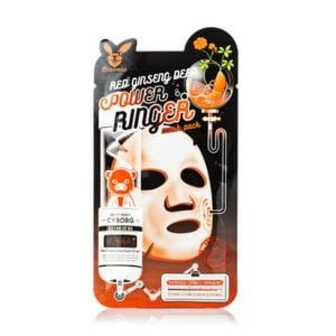 Тканинна маска для обличчя Elizavecca Milky Piggy Cyborg Red Ginseng Deep Power Ringer Mask Pack з екстрактом червоного женьшеню, 23 мл