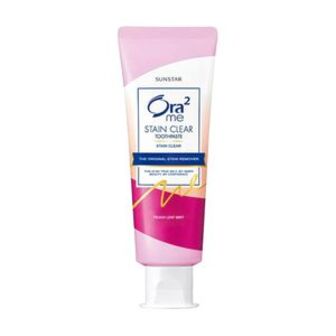 Відбілювальна зубна паста SUNSTAR Ora2 Me Stain Clear Mild Toothpaste, персик та м'ята, 130 г