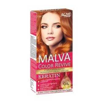 Стійка крем-фарба для волосся Acme Color Malva Color Revive 734 Мідний, 105 мл
