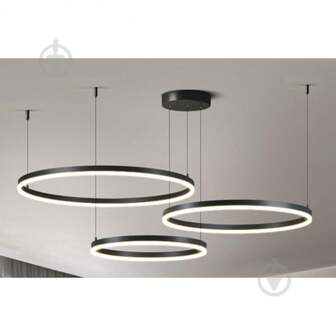 ВИТРИНА! Люстра светодиодная Berger 3x75 Вт LED-модуль черный 7013-PL-75 Black