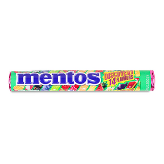 Драже Mentos Discovery зі смаком фруктів, 37.5г