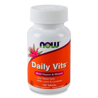 Добавка дієтична Now Daily Vits Multi Vitamin & Mineral, 100шт