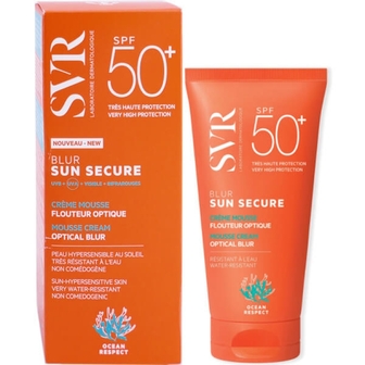 Сонцезахисний крем-мус SVR Sun Secure Blur Optical Blur Mousse Cream SPF 50  термін придатності 31.12.2026