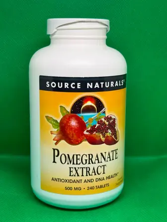 Екстракт гранату, Pomegranate Extract, Source Naturals, 500 мг, 240 таблеток