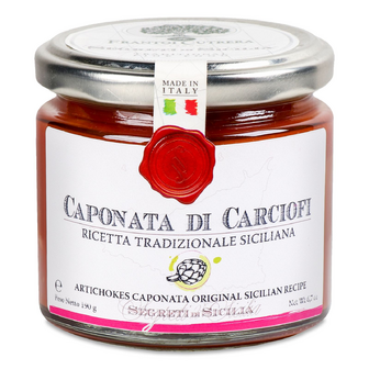 Капоната Frantoi Cutrera Secret di Sicilia з артишоками, 190г