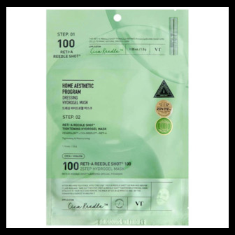 VT Cosmetics Reti-A Reedle Shot 100 2 Step Hydrogel Mask