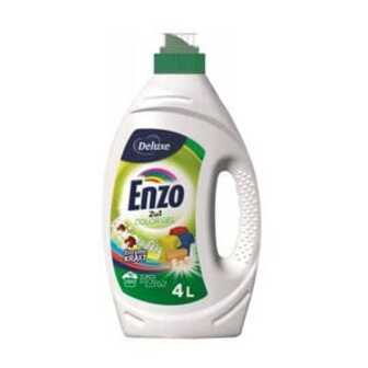 Гель для прання Deluxe Enzo 2 in 1 Сolor Gel для кольорових речей, 100 циклів прання, 4 л