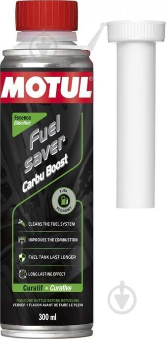 УЦЕНКА! Присадка для бензина Motul для экономии топлива Fuel Saver Gasoline 300 мл (УЦ №3831)
