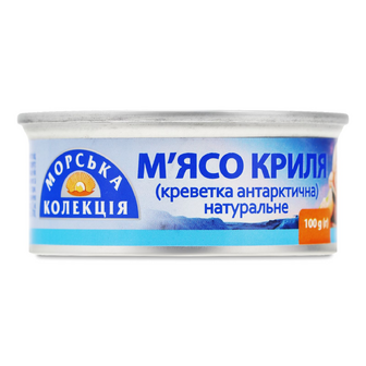М'ясо криля «Морська колекція» натуральне, 100г