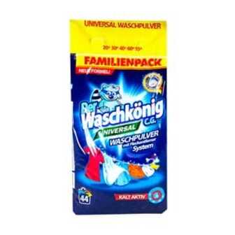 Пральний порошок Waschkonig Universal, 44 цикли прання, 3.036 кг