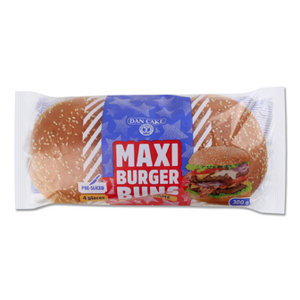 Булочки Dan Cake Maxi для гамбургерів, 300г