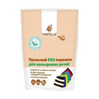 Пральний еко порошок Tortilla для кольорових речей, 2.4 кг