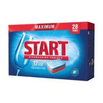 Таблетки для посудомийної машини START. Maximum, 28 шт