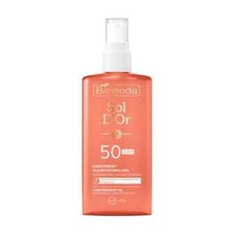 Каротинова сонцезахисна олійка для тіла Bielenda Sol D'Or Carotene Body Oil SPF 50, 150 мл