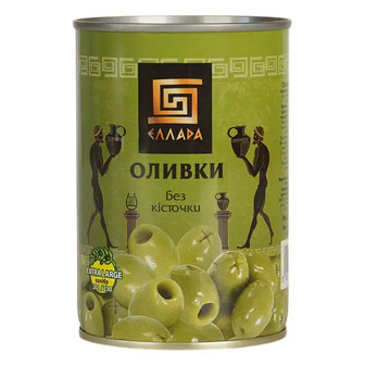 Оливки Ellada Extra Large без кісточки 420 г (873890)