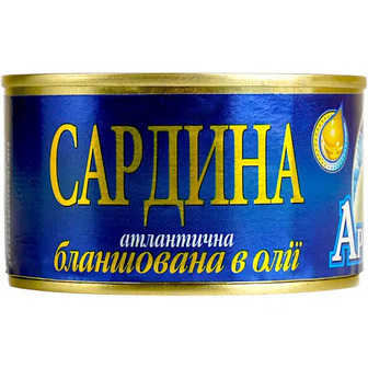 Сардина атлантична Арктика No5 бланшована в олії 240 г
