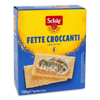 Хлібці Schar «Фетте Крокканті» безглютенові, 150г