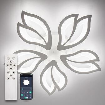 КІЛЬКІСТЬ ТОВАРУ ОБМЕЖЕНА! Світильник LED стельовий LUMINARIA ASTRA 80W 5F WHITE (з пультом)