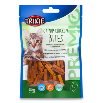 Ласощі для котів Trixie Catnip&Chicken Bites, 50г