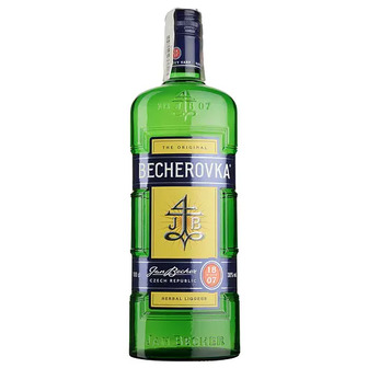 Лікерна настоянка на травах Becherovka, 38%, 1 л (3925)