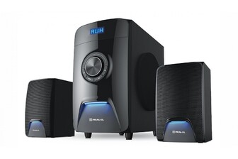 Колонки 2.1 REAL-EL M-570 black Bluetooth, караоке