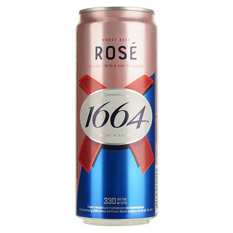 Пиво Kronenbourg 1664 Rose Edition пшеничне 4.5% 0.33 л з/б