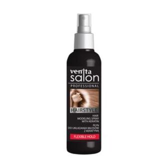Спрей для укладання волосся Venita Salon Professional Flexible Hold Hair Modeling Spray з кератином, 130 мл