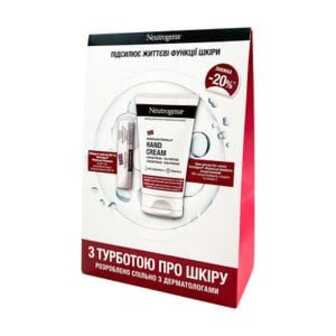 Подарунковий набір Neutrogena (крем для рук, 50 мл + помада з захистом, 4.8 г)