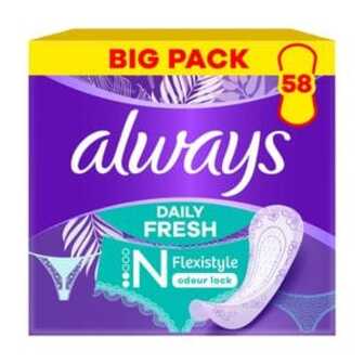 Щоденні прокладки Always Daily Fresh Normal Нейтралізація запаху, розмір 2, 58 шт