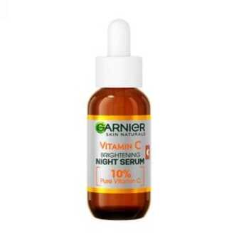 Нічна сироватка для обличчя Garnier Skin Naturals Brightening Night Serum 10% з вітаміном С, 30 мл