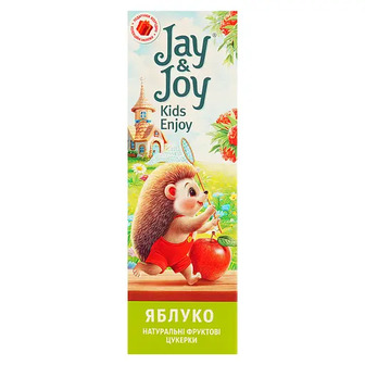 Цукерки фруктові Jay&Joy Яблуко 32 г