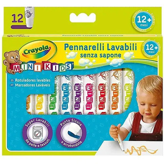 Фломастери Crayola, що змиваються, 12 шт. (8325)