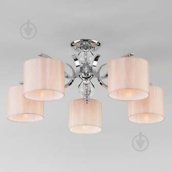 ВИТРИНА! Люстра потолочная Strotskis Shantel 60111/5 5x40 Вт E14 хром