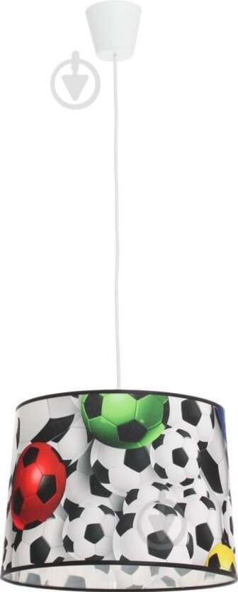 ВИТРИНА! Подвес TK Lighting 1796 1x60 Вт E27 белый с черным Kids