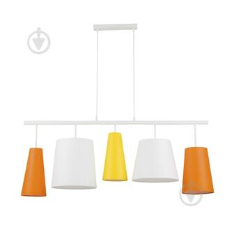 ВИТРИНА! Люстра подвесная TK Lighting 5x60 Вт E27 белый 2217
