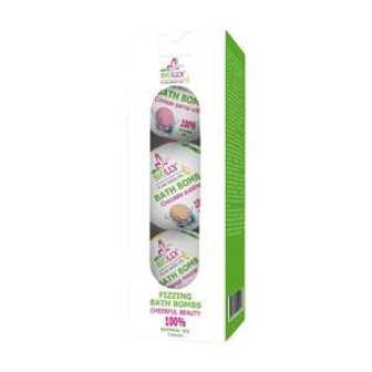 Набір бомбочок для ванни Biolly Fizzing Bath Bomb, 3*100 г