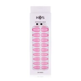 Набір штучних нігтів K.O.S Keep Of Style мигдаль, світло-рожевий