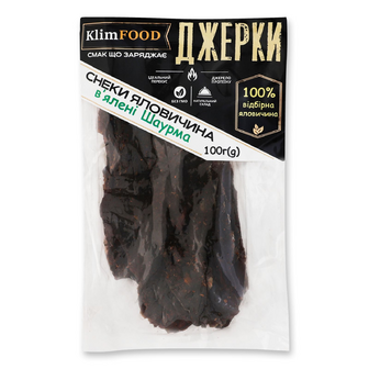 Джерки KlimFood з яловичини Шаурма в'ялені, 100г
